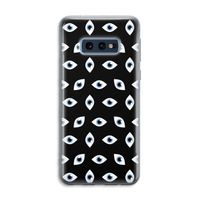 Eyes pattern: Samsung Galaxy S10e Transparant Hoesje