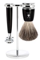 Muhle scheerset RYTMO S81M226SR - Dassenhaar - Safety razor - Zwart