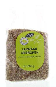 Idyl Lijnzaad gebroken (500 gr)