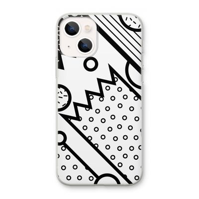 Pop Art #4: iPhone 13 mini Transparant Hoesje