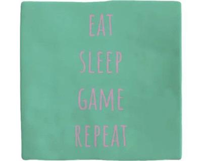 Tegeltje eat sleep game repeat - Plenty gifts spellen