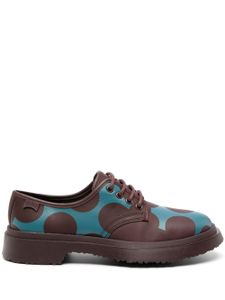 Camper derbies Walden Twins à pois - Bleu