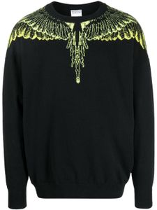 Marcelo Burlon County of Milan pull en maille à motif intarsia - Noir