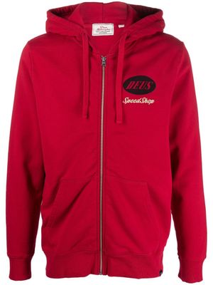 Deus Ex Machina hoodie Tin Lizzie à fermeture zippée - Rouge