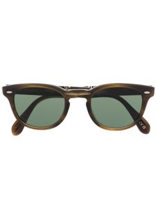 Oliver Peoples lunettes de soleil à monture d'inspiration wayfarer - Marron