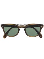 Oliver Peoples lunettes de soleil à monture d'inspiration wayfarer - Marron - thumbnail