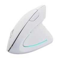 Batterij versie draadloze muis verticaal 2 4 GHz optische muis (wit)
