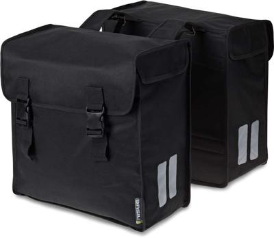 Dubbele fietstas Basil Mara -3XL 52 liter 39 x 18 x 35 cm - zwart