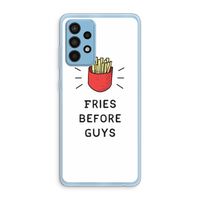 Fries before guys: Samsung Galaxy A52 Transparant Hoesje