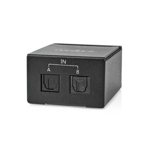 Nedis Digitale Audio-Switch | 2-wegs | Zwart | 1 stuks - ASWI2512BK ASWI2512BK