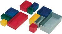 LA-KA-PE Inzetbak | 160 x 106 x 54 mm | blauw PK | voor schuifladen en assortimentskisten | 25 stuks - E54-4 BLAU E54-4 BLAU