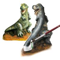 SES gips gieten - t-rex