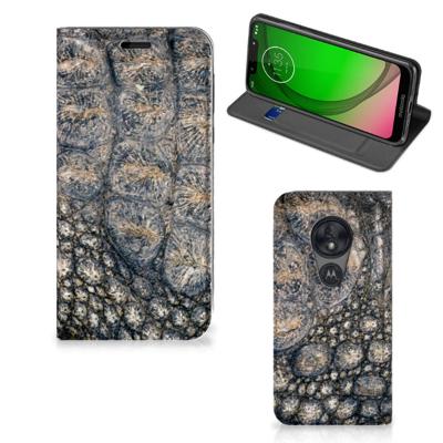 Motorola Moto G7 Play | Hoesje maken | Krokodillenprint