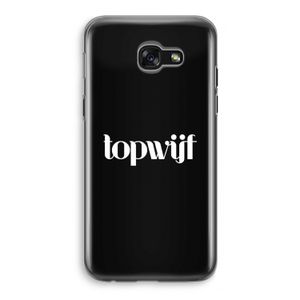 Topwijf Zwart: Samsung Galaxy A5 (2017) Transparant Hoesje