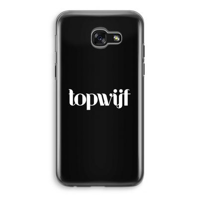 Topwijf Zwart: Samsung Galaxy A5 (2017) Transparant Hoesje