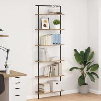 Boekenkast artisanaal eikenkleurig 60 x 24 x 203 cm