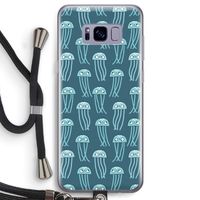 Kwallie: Samsung Galaxy S8 Transparant Hoesje met koord