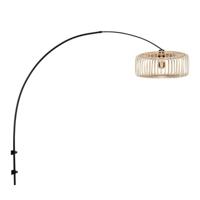 Steinhauer Zwarte wandlampSparkled Light bamboe - 4151ZW