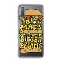 Big Macs Bigger Dreams: Samsung Galaxy A7 (2018) Transparant Hoesje