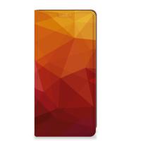 Stand Case voor Xiaomi Redmi Note 13 Pro Plus Polygon Red - thumbnail