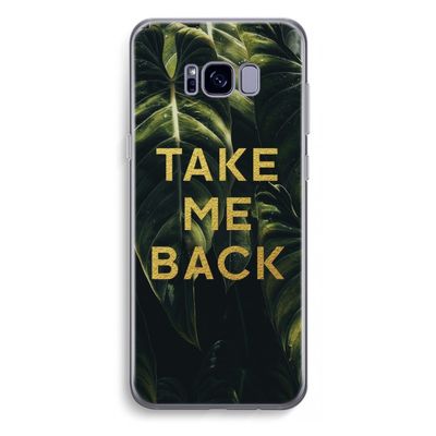 Take me back: Samsung Galaxy S8 Plus Transparant Hoesje
