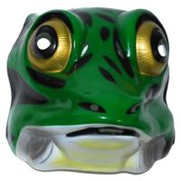 Dieren kikker verkleedmasker - voor volwassenen - groen
