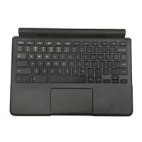 Notebook keyboard for Dell Chromebook 11 2 3120 with topcase touchpad pulled - thumbnail