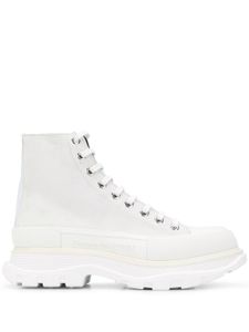 Alexander McQueen bottines Tread Slick - Blanc