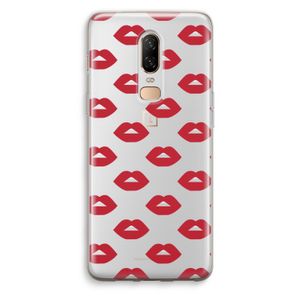 Lips: OnePlus 6 Transparant Hoesje