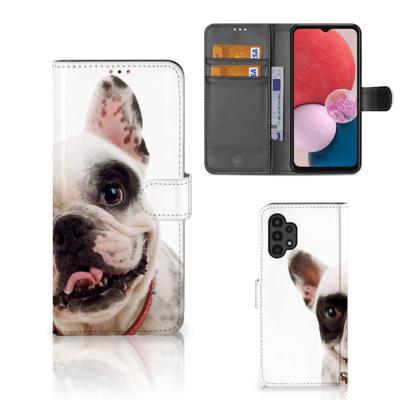 Samsung Galaxy A13 (4G) | Telefoonhoesje | Met pasjeshouder | Franse Bulldog