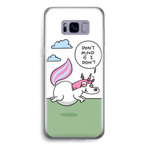 Unicorn: Samsung Galaxy S8 Transparant Hoesje