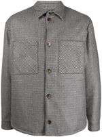 Canali surchemise en tweed - Gris - thumbnail