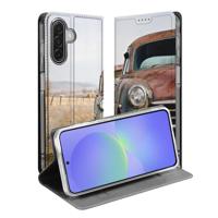 Samsung Galaxy A17 Stand Case Hoesje Vintage Auto