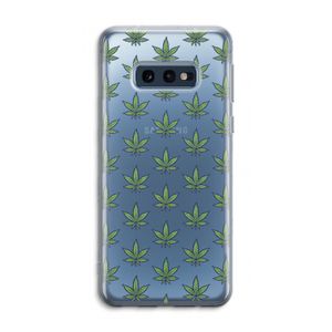 Weed: Samsung Galaxy S10e Transparant Hoesje
