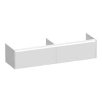 Brauer Embrace - Onderkast - 160 cm - met 2 Softclose Lades Greeploos en 2 Sifon Uitsparingen - Mat Wit