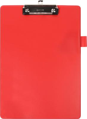 Rood klembord A4 staand met penlus Quantore