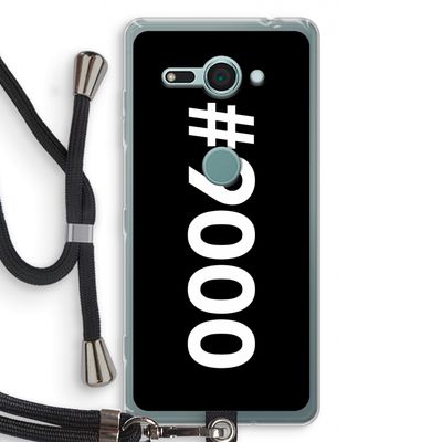 #9000: Sony Xperia XZ2 Compact Transparant Hoesje met koord