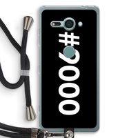 #9000: Sony Xperia XZ2 Compact Transparant Hoesje met koord