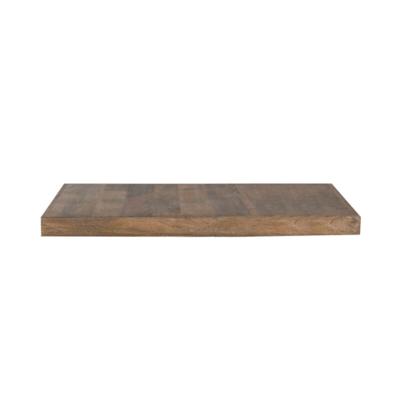 LABEL51 Eetkamertafel Tafelblad Straight Edge - Naturel - Mangohout - 120 cm Straight