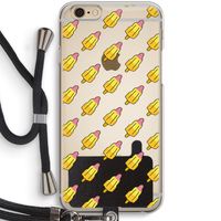 Waterijsjes: iPhone 6 / 6S Transparant Hoesje met koord