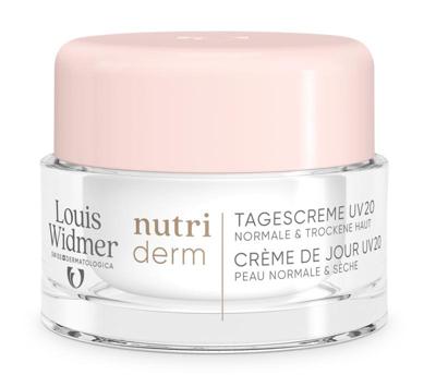 Louis Widmer Nutriderm dagcreme UV20 zonder pafrum
