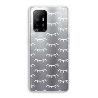 Wimpers: Oppo A94 5G Transparant Hoesje