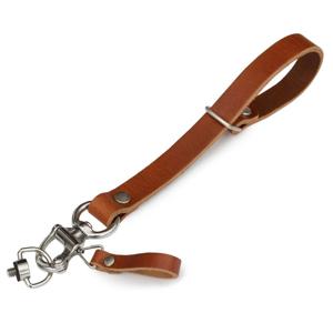 The Hantler Wrist strap - quick release Cognac / zilver