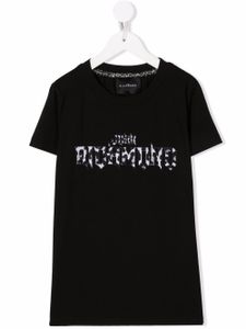 John Richmond Junior t-shirt à logo imprimé - Noir