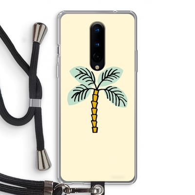 Palmboom: OnePlus 8 Transparant Hoesje met koord