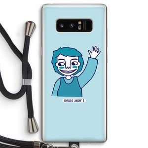 Zwaai: Samsung Galaxy Note 8 Transparant Hoesje met koord