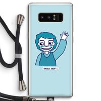 Zwaai: Samsung Galaxy Note 8 Transparant Hoesje met koord