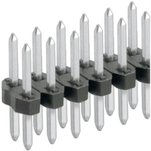 Fischer Elektronik Male header (standaard) Aantal rijen: 2 Aantal polen per rij: 50 SLY 2/104/100/G 1 stuk(s)