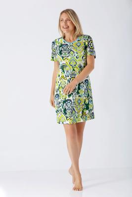 Stijlvol Hajo nachthemd groen