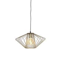 QAZQA Design hanglamp messing - Stiel